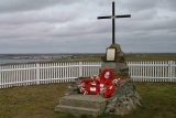 The Goose Green Memorial.